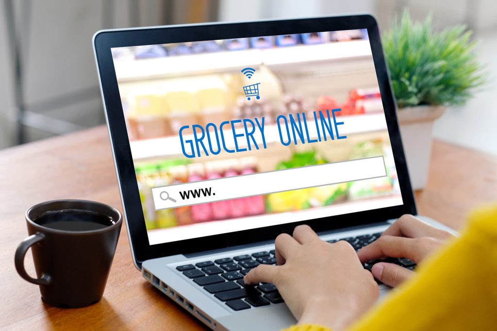ecommerce fulfilment - Grocery online shop to order food